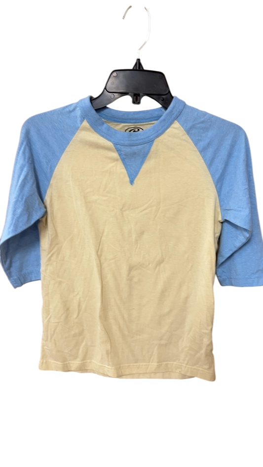 T-Shirt YOUTH Medium Beige and Blue