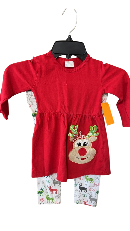 2 piece set Small Red