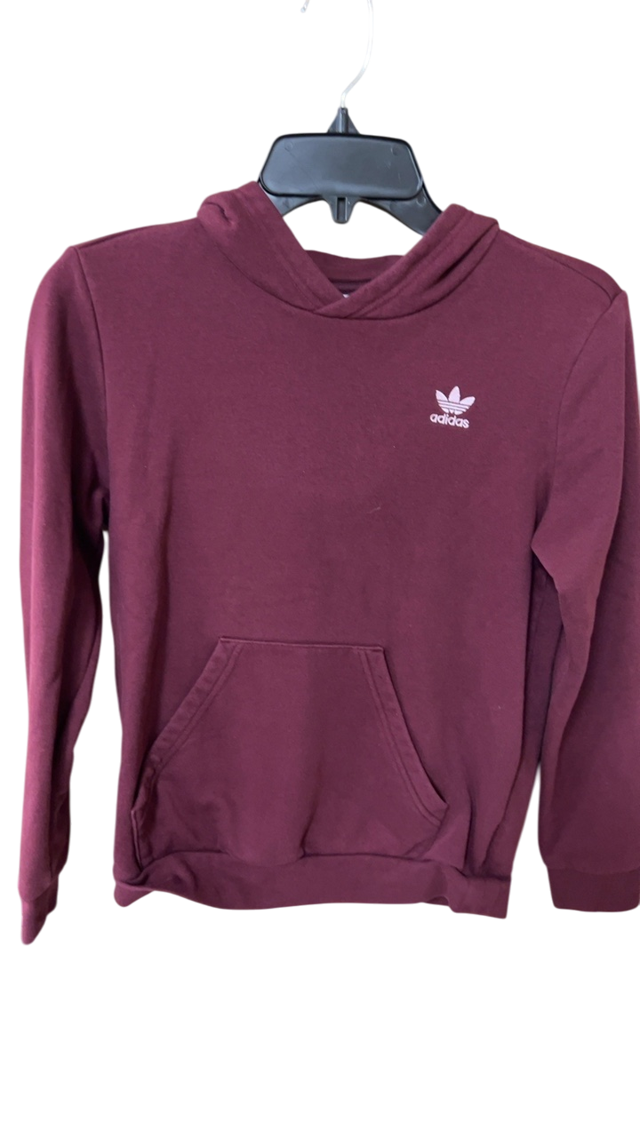 adidas Hoodie YOUTH Medium Maroon