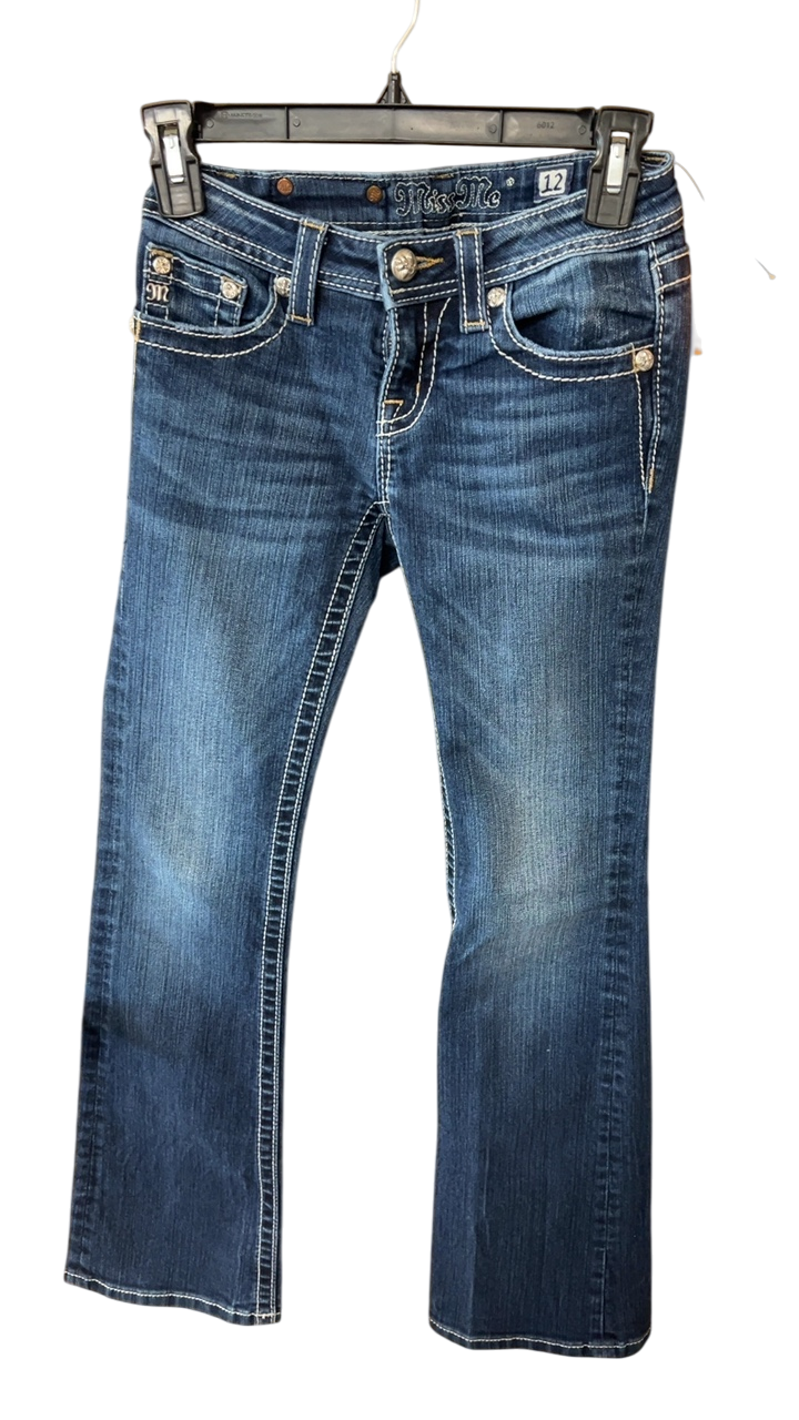 YOUTH Miss Me Pants 12 Dark blue