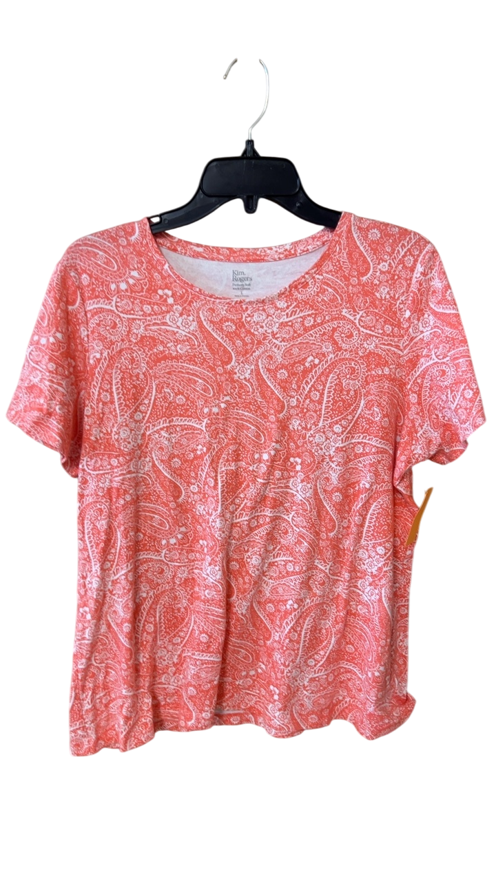 Kim Rogers T-Shirt Large Coral