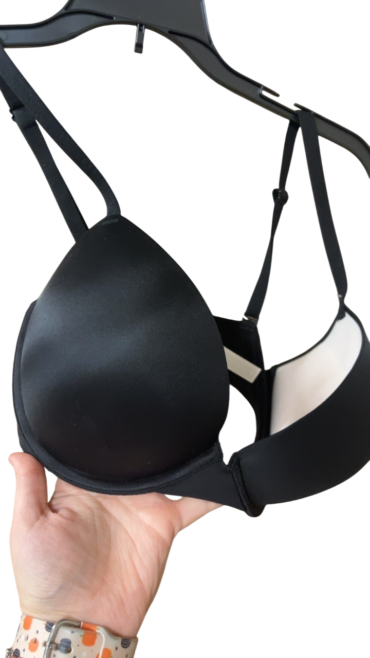 PINK Bra 34DD Black