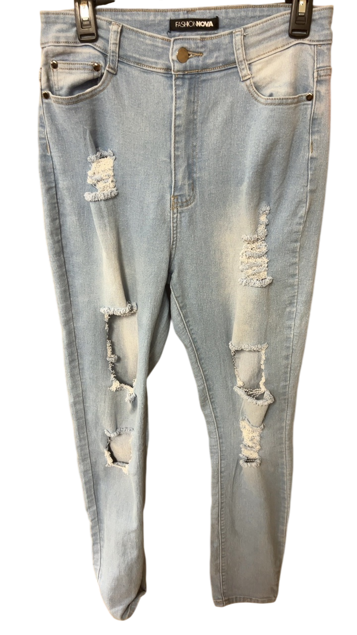 FASHONOVA Pants 12/13 Light blue