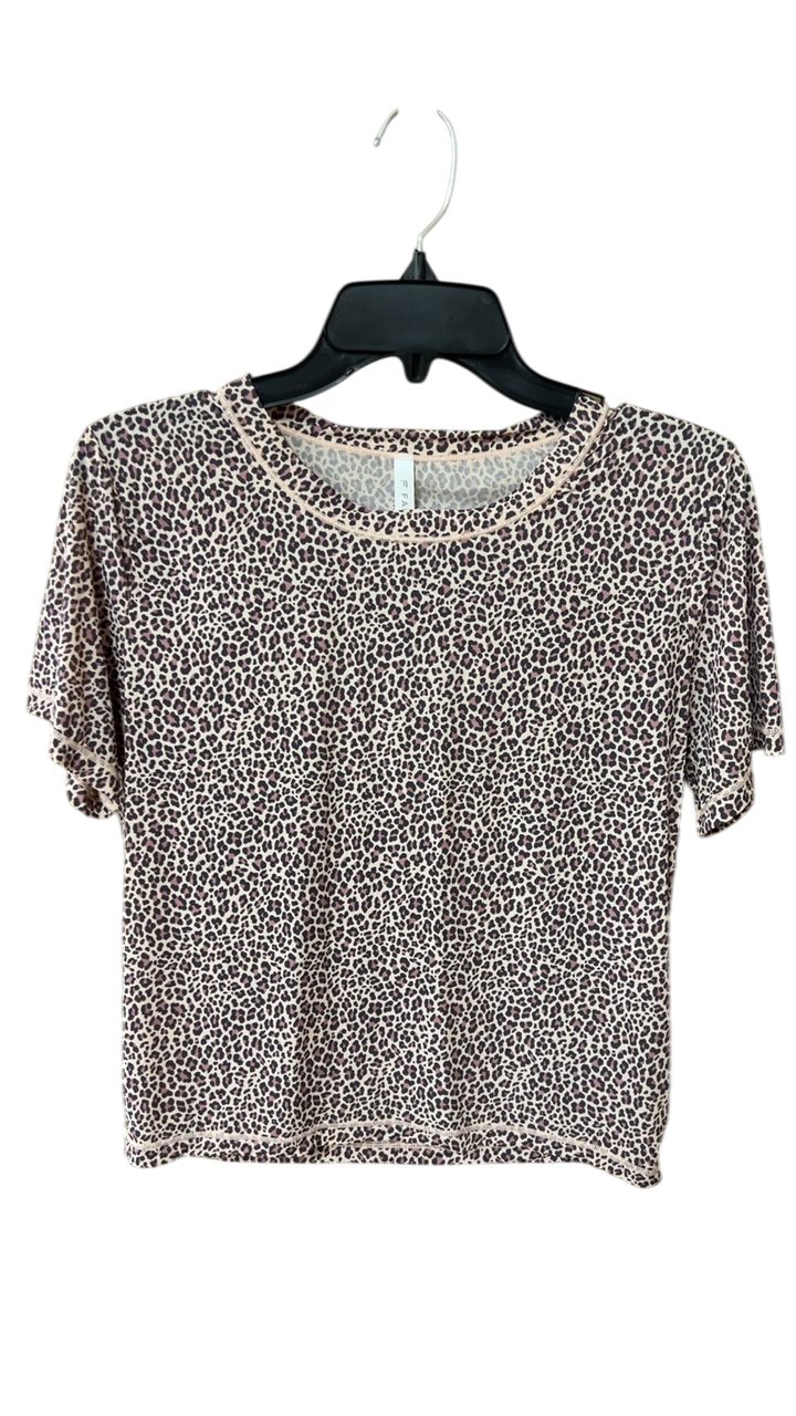 Fabletics Top Medium Beige and Brown