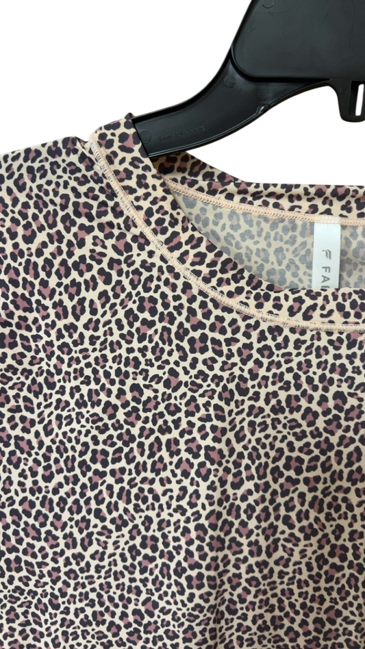 Fabletics Top Medium Beige and Brown