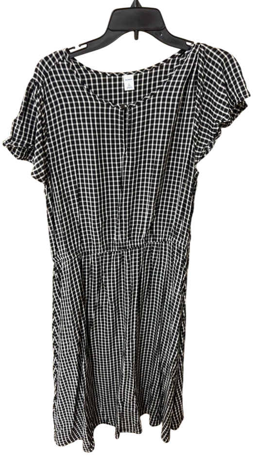 Old Navy Dress Large Black and White