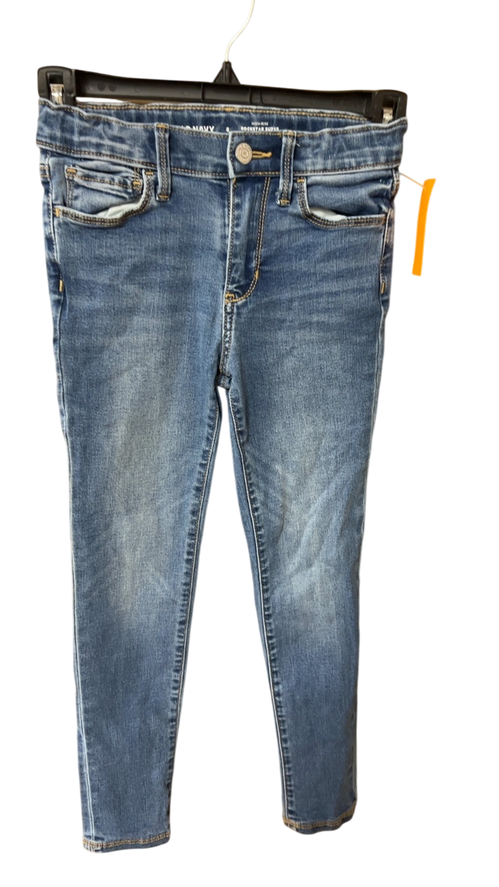 Rockstar Jeans Pants YOUTH 8 Blue