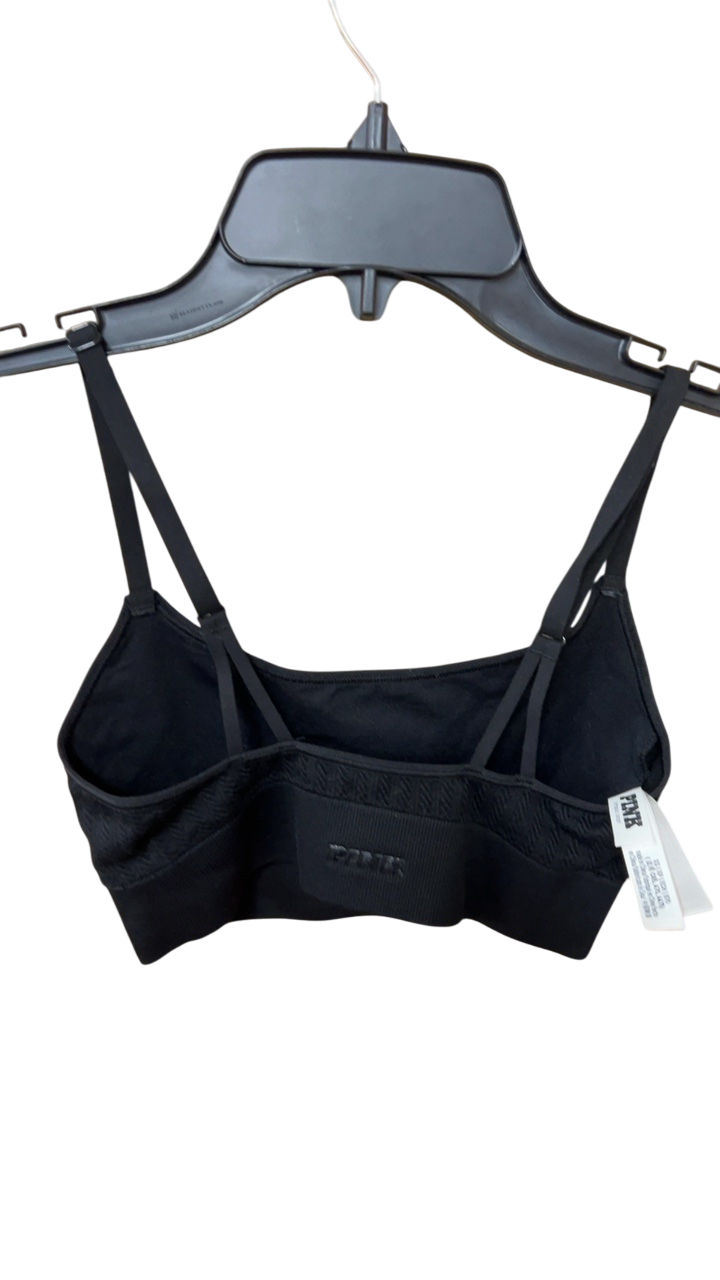 PINK Sports Bra XS Black