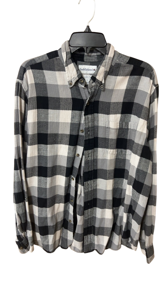 Saddlebred Shirt MENS XL Black, Gray, White