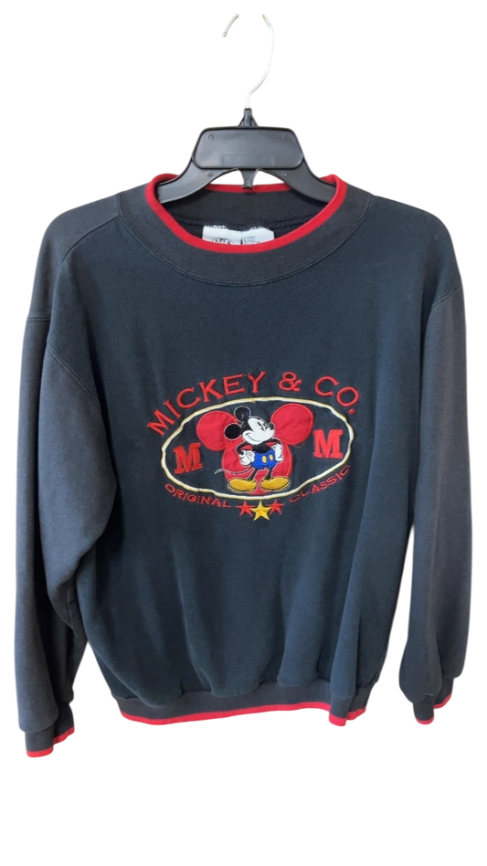 VINTAGE Disney Sweatshirt Black and Red