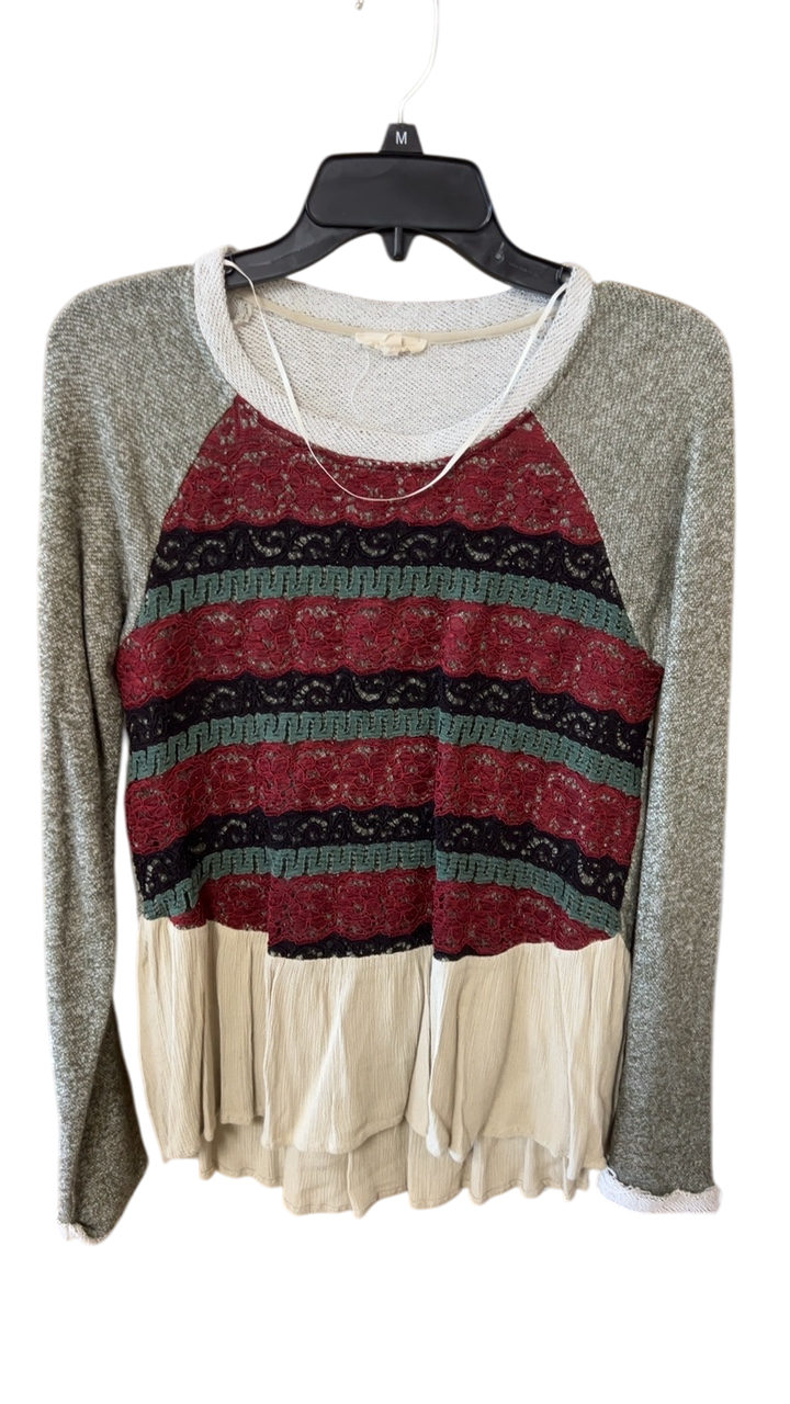 Sweater Small Beige, Red, Black, Green