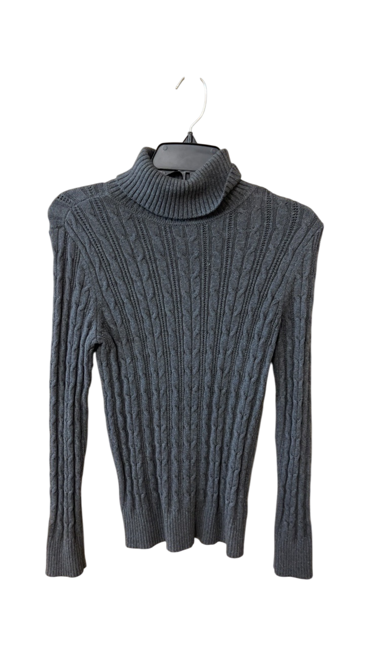 Turtleneck Sweater Small Gray
