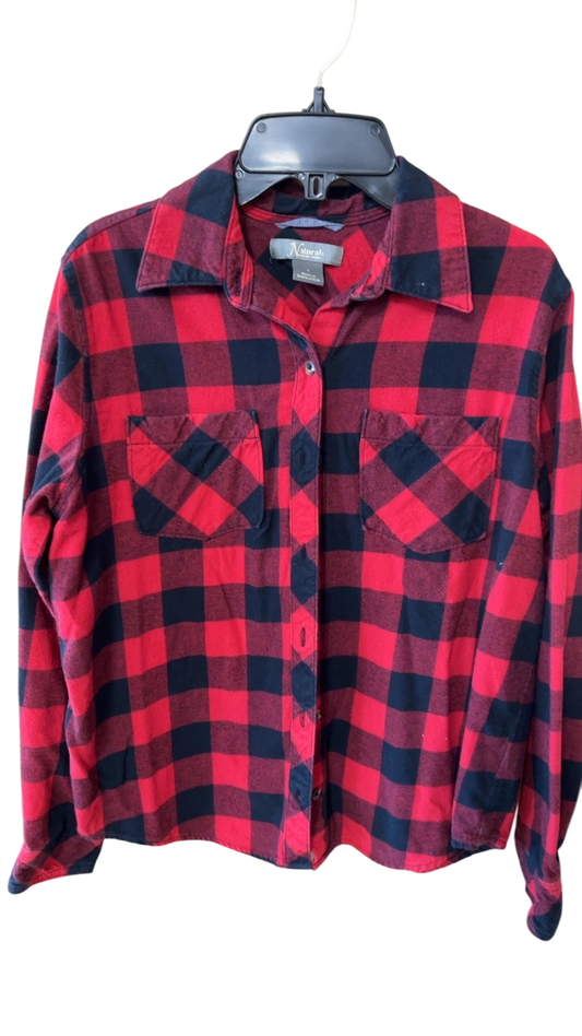 Natural Shirt Small Red and black