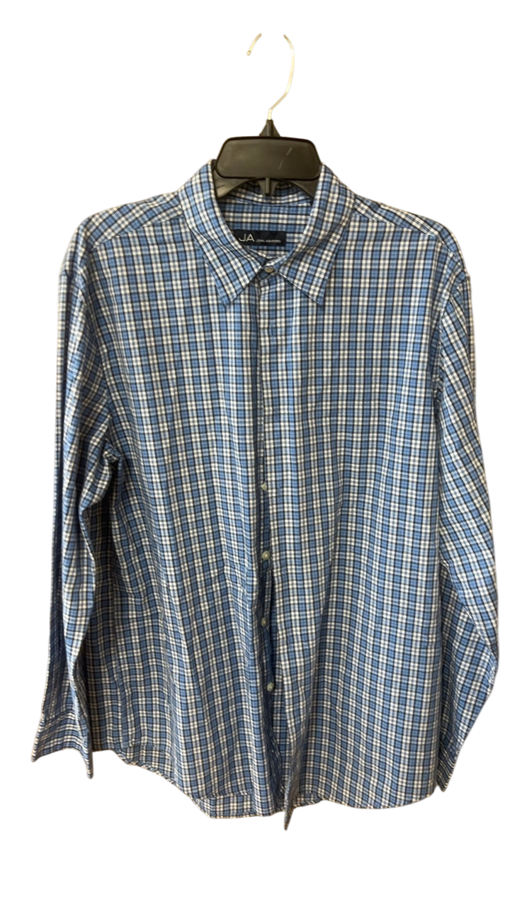 Unknown Shirt MENS Large Blue and white
