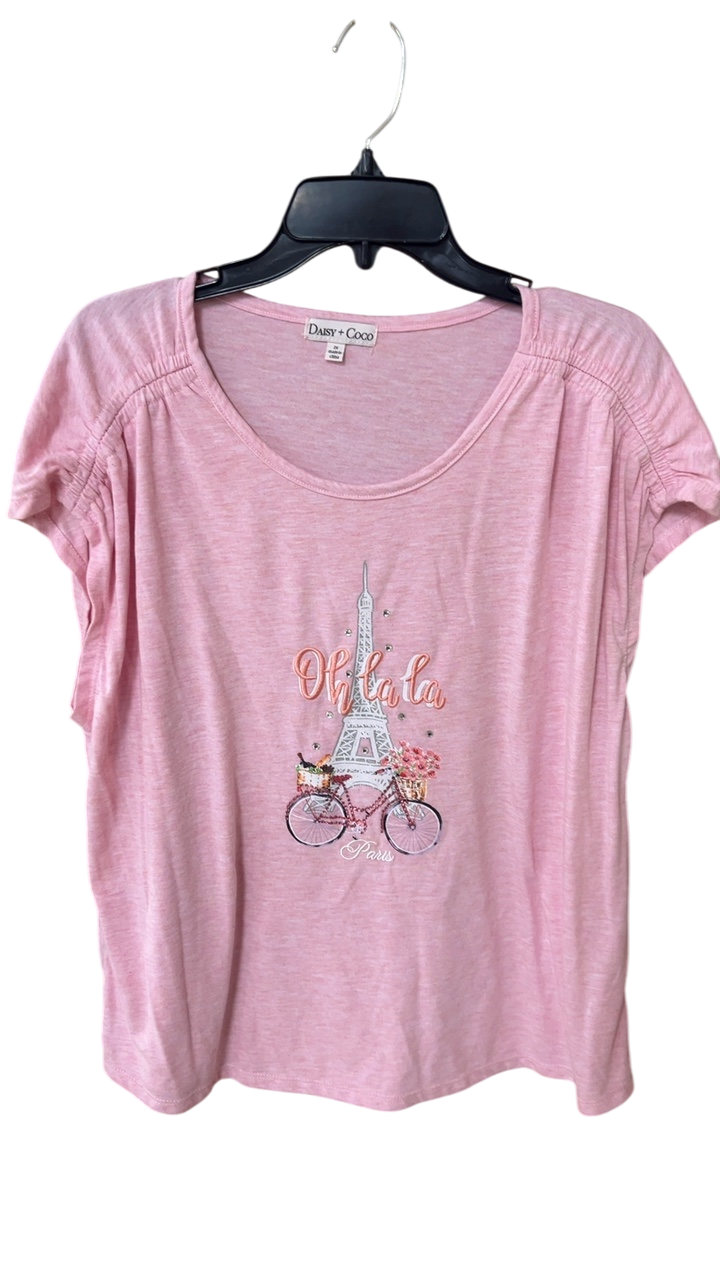 Daisy + Coco T-Shirt 2X Pink