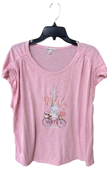 Daisy + Coco T-Shirt 2X Pink