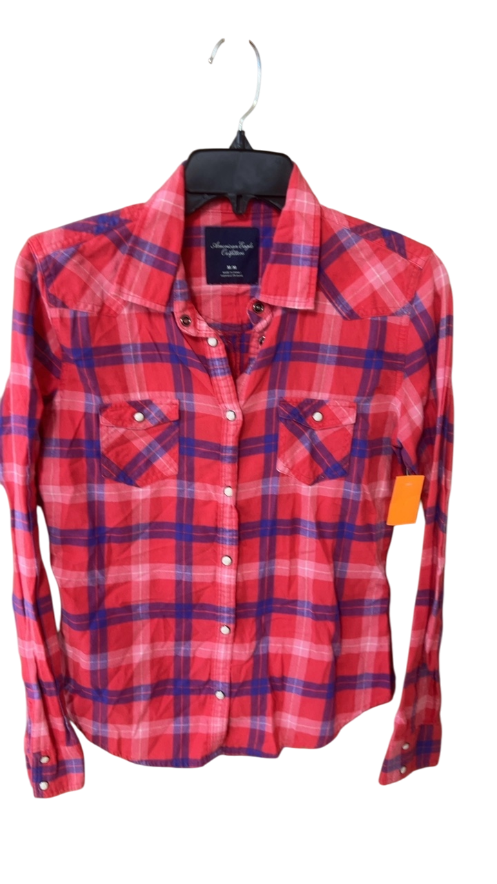 American Eagle Shirt Medium Red