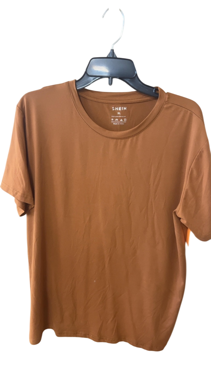 SHEIN T-Shirt XL Brown