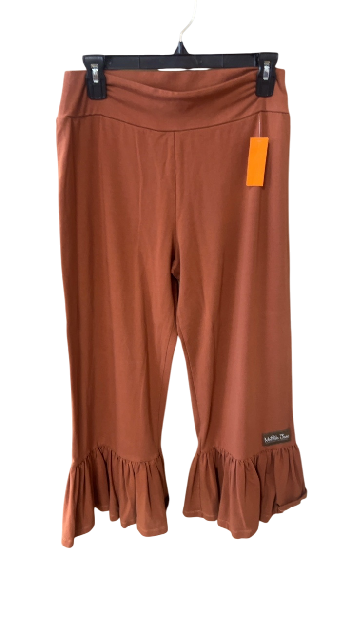 Matilda Jane Pants Large Rusty Brown