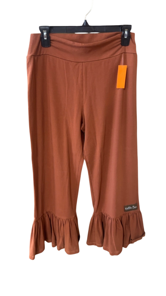 Matilda Jane Pants Large Rusty Brown