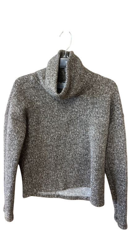 Columbia Sweater Small Brown and White