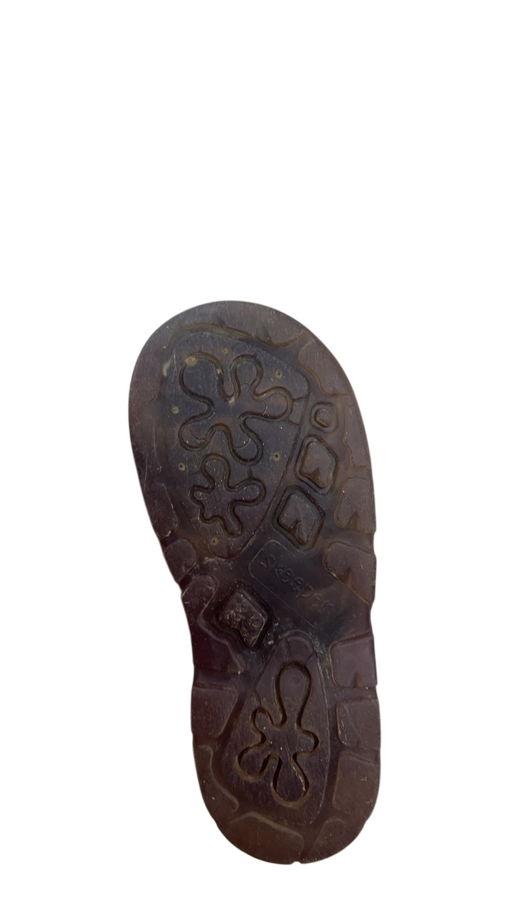 Boots Toddler 8 YOUTH Brown with wood grain pattern
