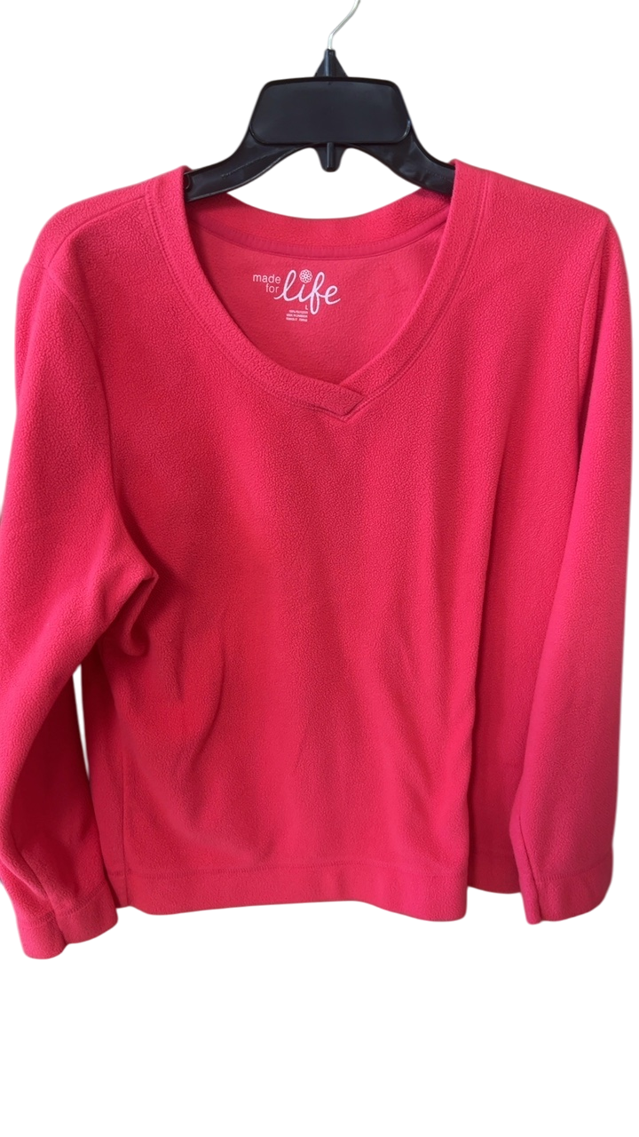 Life Sweater Large Pink