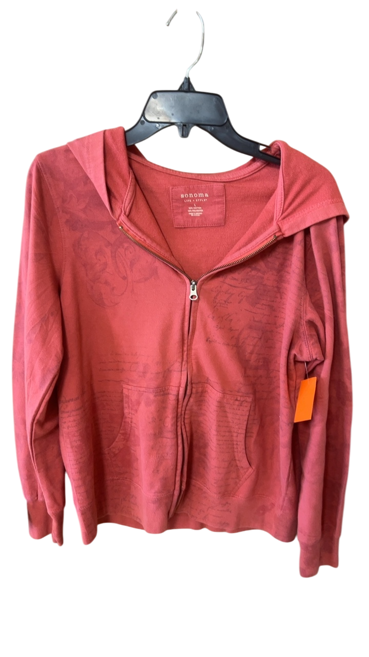 Sonoma Hoodie Large Pink