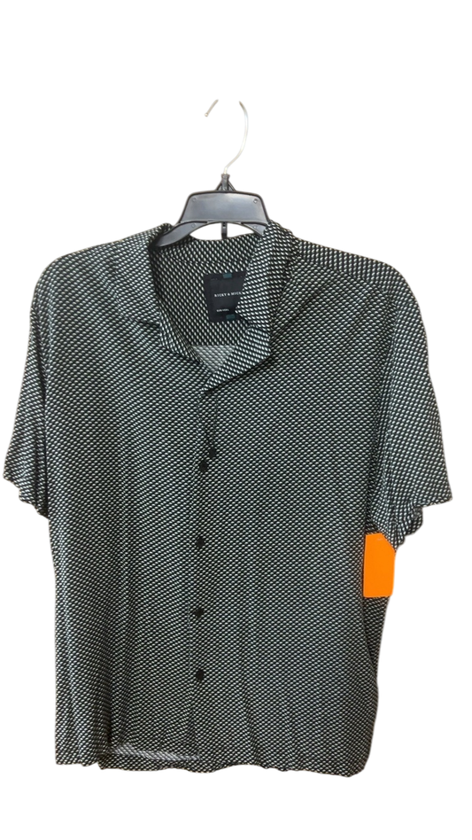 Shirt MENS Large Black and white