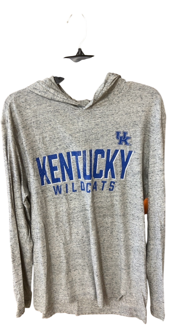 Mens University of Kentucky Hoodie Large Grey