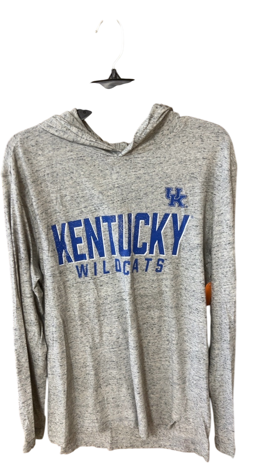 Mens University of Kentucky Hoodie Large Grey