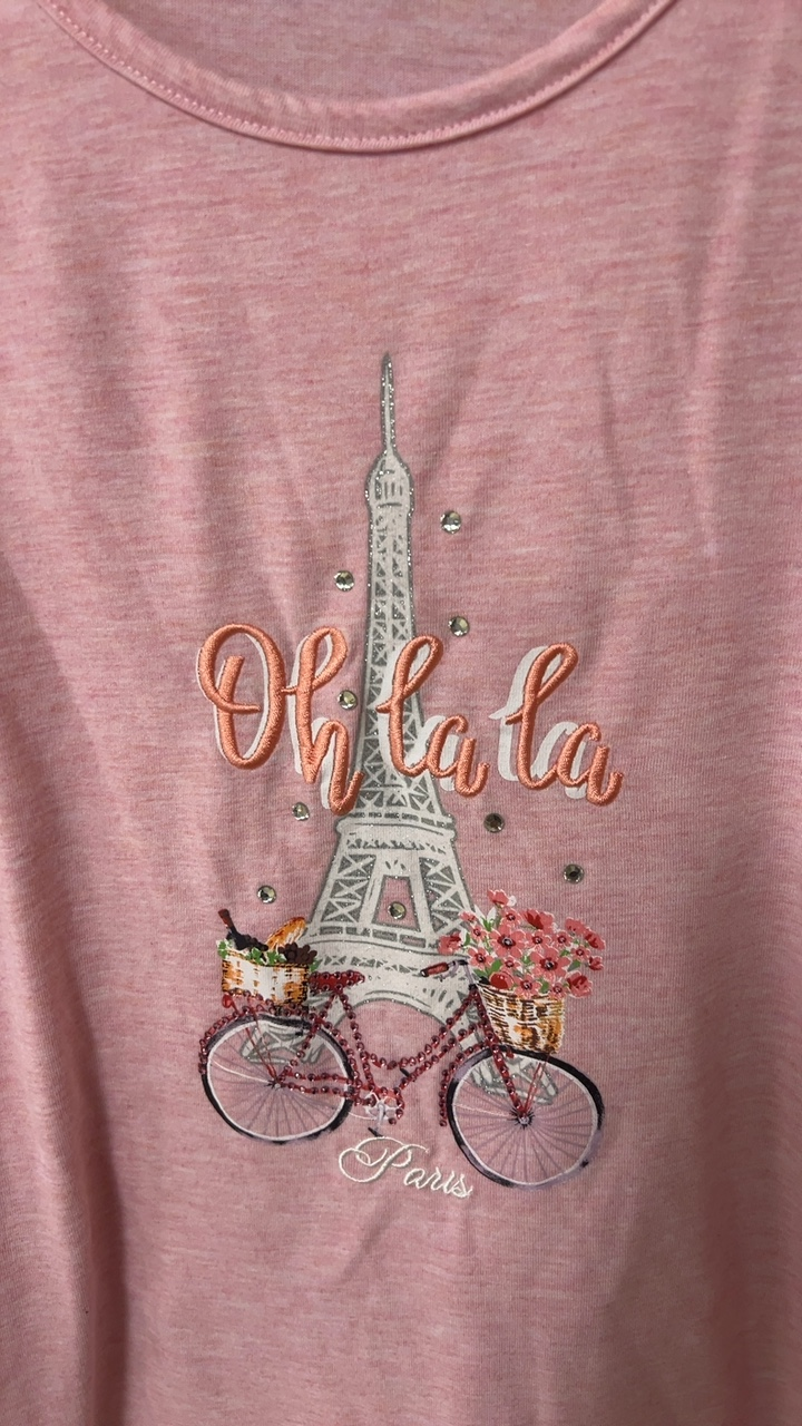 Daisy + Coco T-Shirt 2X Pink