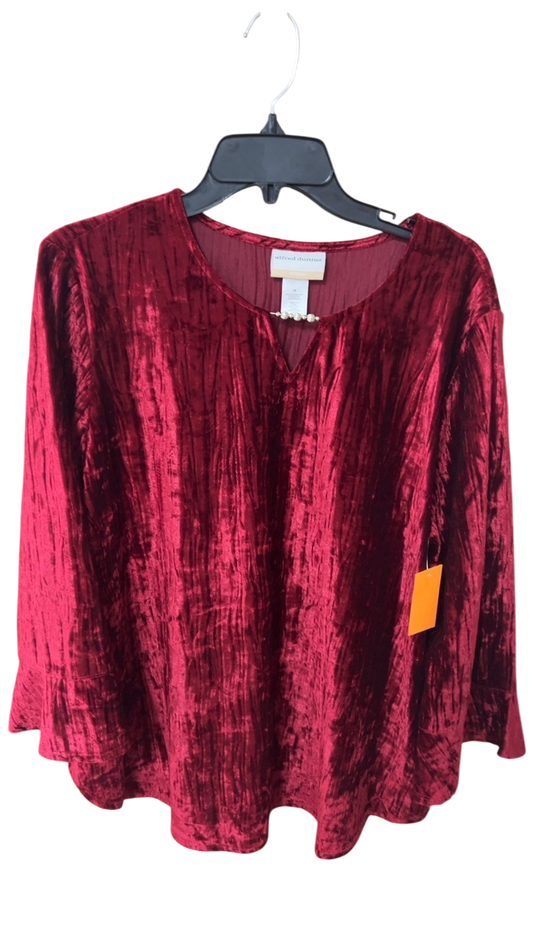 Alfred Dunner Blouse 1X Red