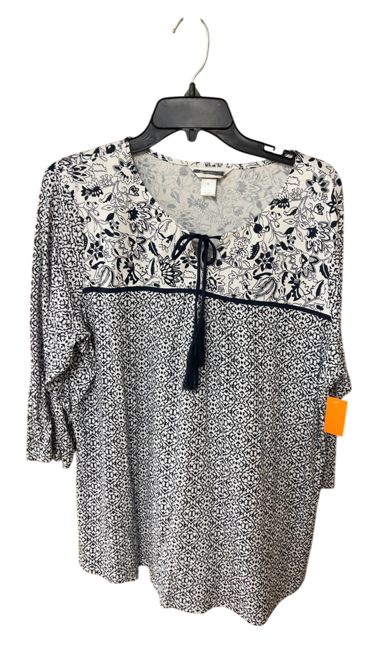 Unknown Blouse XL Black and White