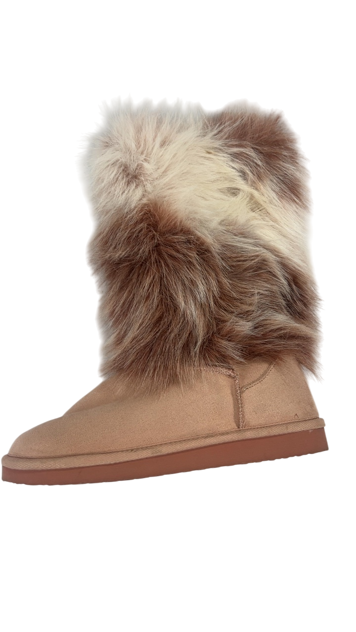 Unknown Boots 8 Pink and brown
