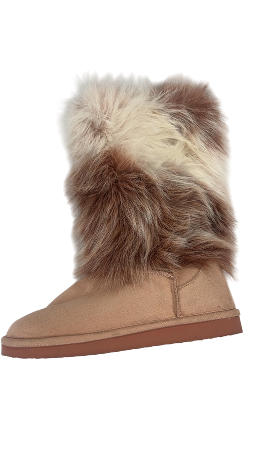 Unknown Boots 8 Pink and brown