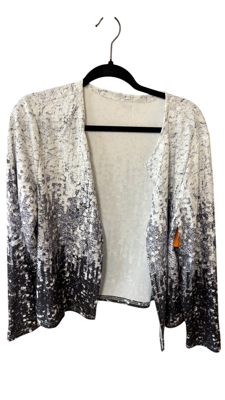 Cardigan 2XL White and Black