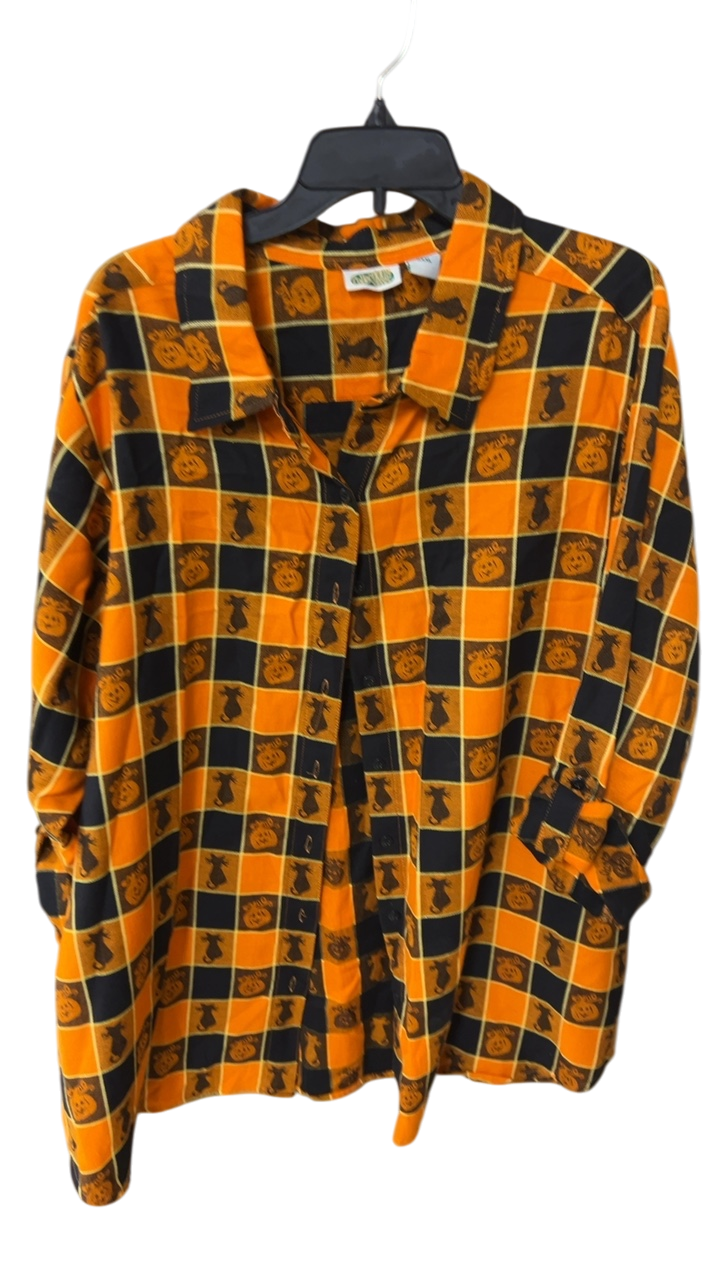 Not specified Shirt XXXL Orange and Black