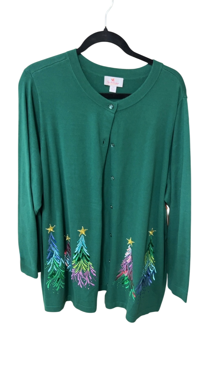 Sweater 2X Green
