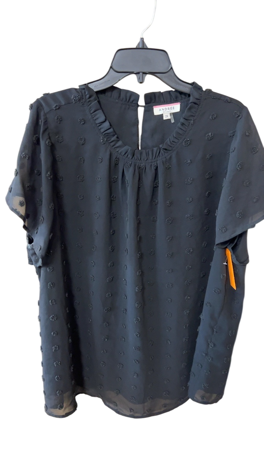 ANDREE Blouse 2XL Black