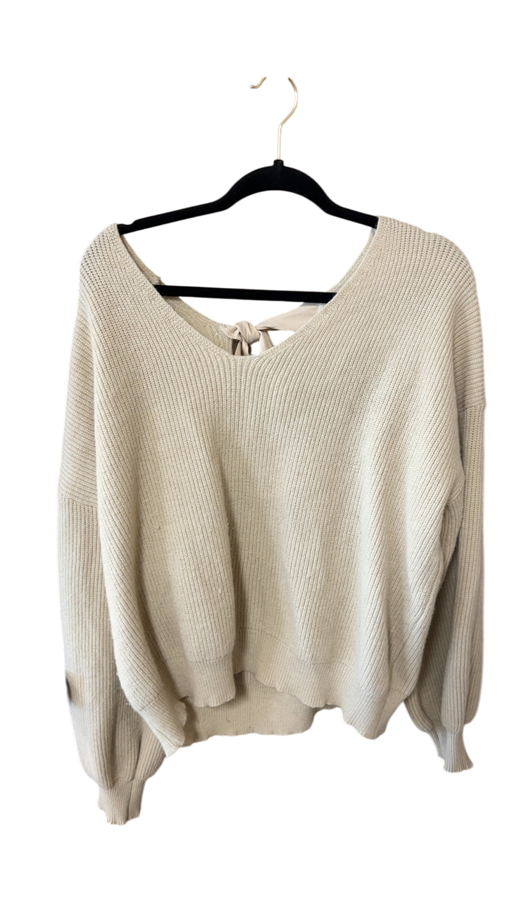Sweater Large Beige