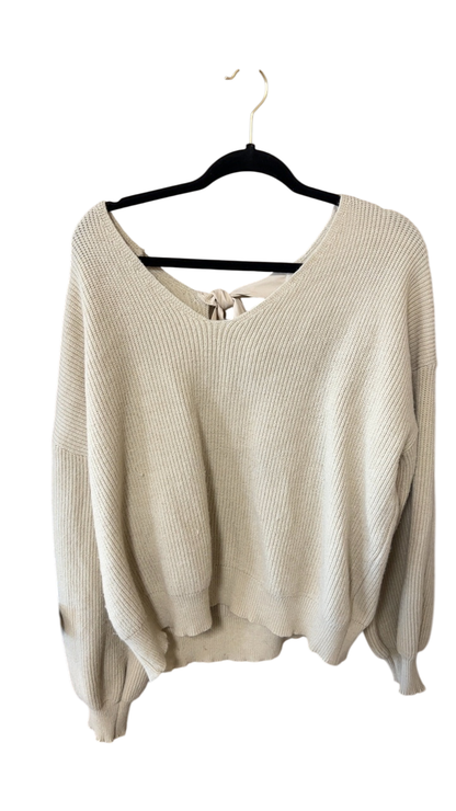 Sweater Large Beige