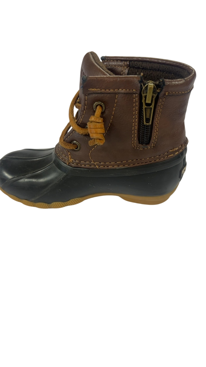 Sperry Boots YOUTH 10 Black and Brown
