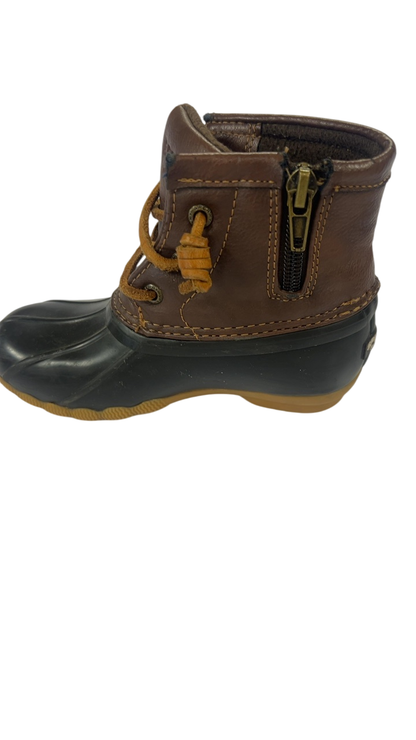 Sperry Boots YOUTH 10 Black and Brown