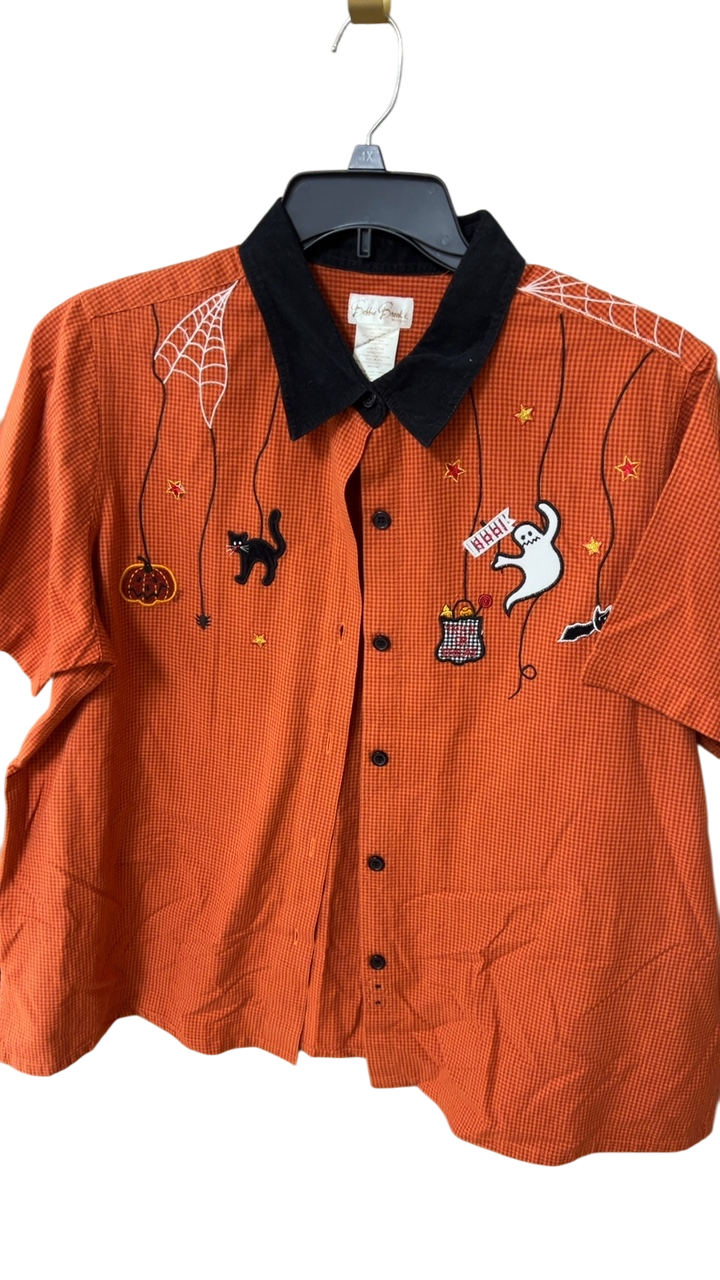 Edythe Brooks Shirt 2X Orange