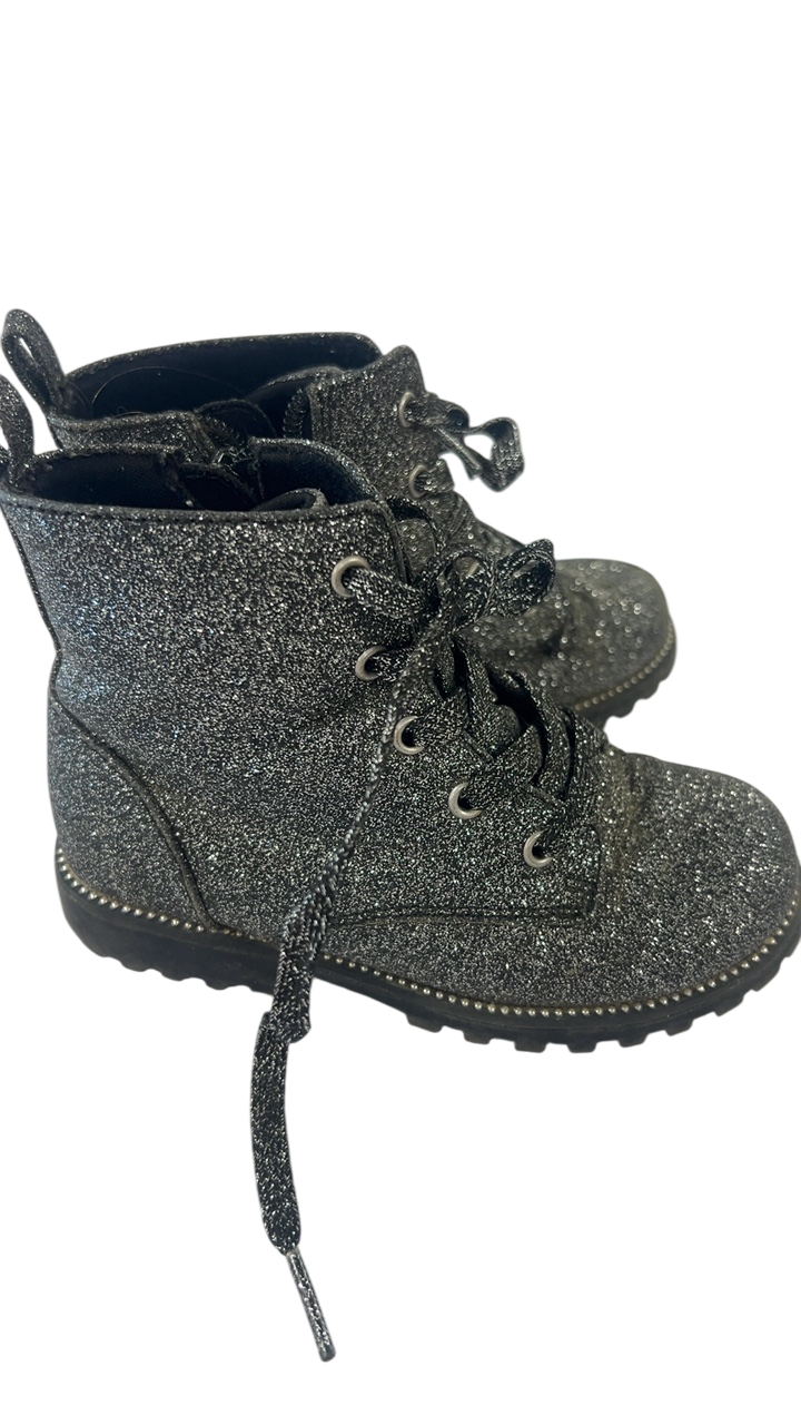 Sneakers 9 Black with silver glitter