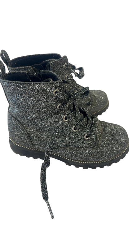 Sneakers 9 Black with silver glitter