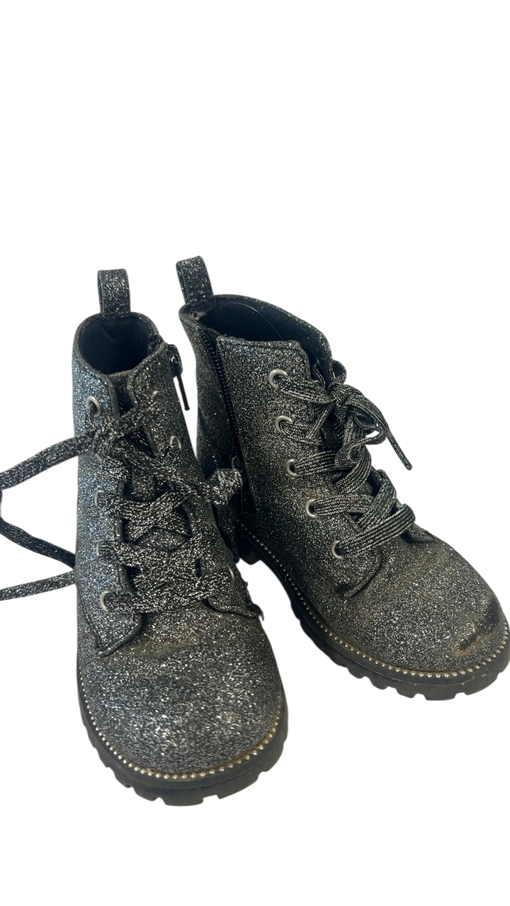 Sneakers 9 Black with silver glitter