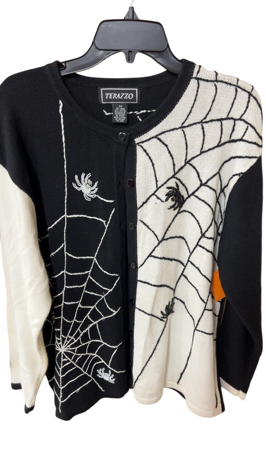 TERAZZO Sweater 2XL Black and White