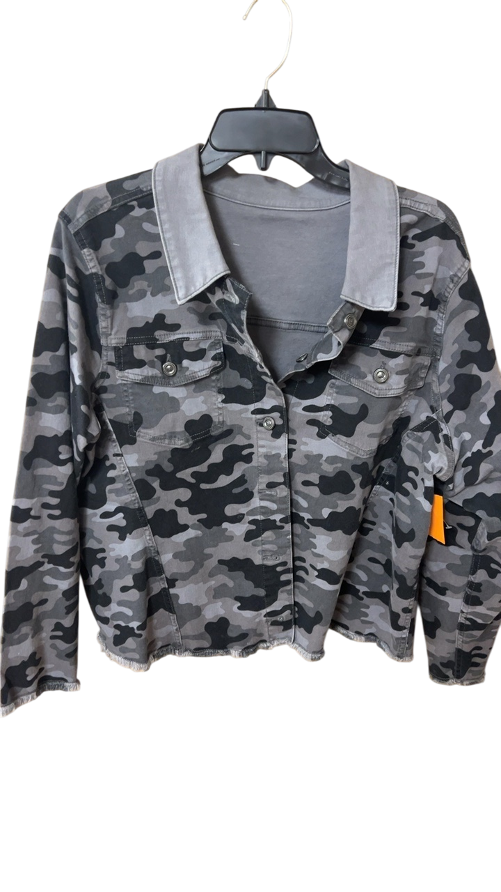 Unknown Jacket XL Gray camouflage pattern